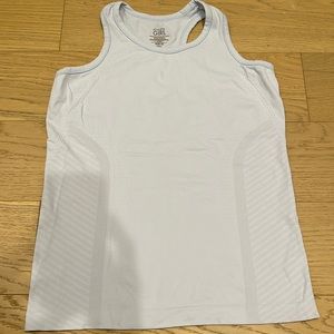 Athleta Girl Blue Tank Top Racer Back Size Mesium 8-10